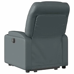 Acheter Maison Chic Fauteuil Relax pour salon, Fauteuil inclinable Gris Similicuir -GKD44703