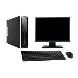 PC HP 8300 SFF Ecran 22" Intel i3-2120 RAM 16Go Disque 500Go Windows 10 Wifi - Occasion