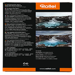 Acheter Rollei Filtre rectangulaire professionnel Mark II ? Filtre à Densité Neutre (100x105 mm) Gorilla Glass - ND8 (3 Stops/0,9) Système 100 mm