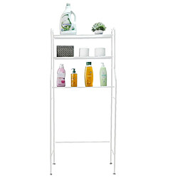 Etagère polyvalente sur lave-linge 3 hauteurs Nyana Home 152x68x25 cm Blanc