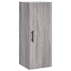 Maison Chic Armoire murale,Meuble de Rangement pour salon,cuisine sonoma gris 34,5x34x90 cm -MN80004