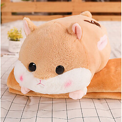 Universal 50cm mignon hamster souris peluche peluche douce oreiller animal mains chaudes mignon enfant bébé jouet cadeau de Noël pour les enfants | animaux en peluche (brun clair) pas cher