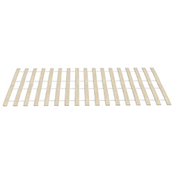 Acheter Vidaxl Sommiers à lattes avec 34 lattes 2 pcs 80x200 cm