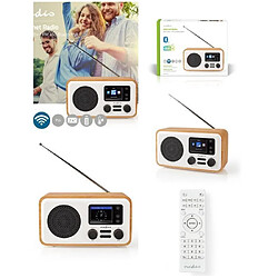 Radio Wi-Fi internet Conception de table Bluetooth® DAB + FM Internet 2.4 " Écran couleur 7 W Télécommandé 