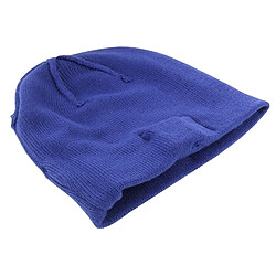 Acheter Wewoo Bonnet Connecté bleu pour le garçon et la fille les adultes Chapeau tricoté chaud d'hiver de Bluetooth avec micro