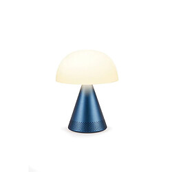 Lampe LED portable avec enceinte sans fil Bluetooth Lexon Mina L Audio LH76MDB Bleu foncé