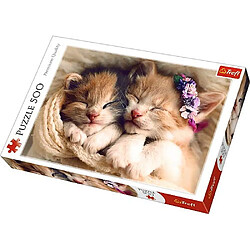 Trefl - 37271 - Puzzle - Cat Sleeping - 500 Pièces 