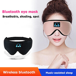 GUPBOO YR-04 Casque stéréo sans fil Compatible Bluetooth 5.0 3D Casque de sommeil doux Masque de sommeil Casque de musique 