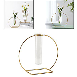 Nordic Chic Fleur Plante Hydroponique Vase Terrarium Fer Cadre Ornements C pas cher