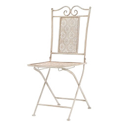 Avis vidaXL Mobilier de bistro 3 pcs Acier Blanc