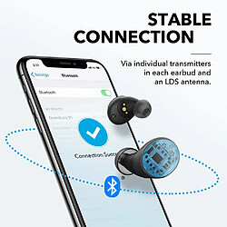 Acheter Universal Bouchons d'oreille sans fil Dot 2, différence de prix profonde, IPX7 étanche, saut, temps de lecture de 16 heures, recharge rapide, casque Bluetooth