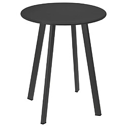 ProGarden Table d'appoint 40x49 cm gris foncé mat