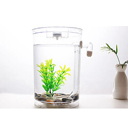 base poisson bol plante aquarium poisson réservoir décoration de la maison blanc rond pas cher