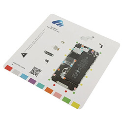 Wewoo Tapis à vis magnétique pour iPhone 4S taille: 20cmx 20cm magnétiques à vis