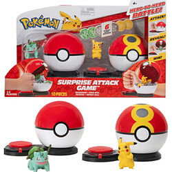 Jeu de l'attaque surprise de Pokemon - Pikachu vs Bulbasaur 