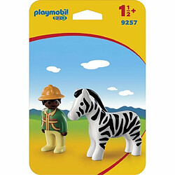 Playmobil® Soigneur avec zèbre Playmobil 1.2.3 9257