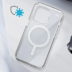 Avis Speck Coque MagSafe pour iPhone 14 Pro Coins Renforcés Antimicrobien Transparent