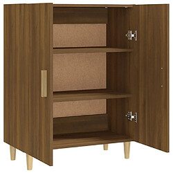 Acheter vidaXL Buffet Chêne marron 70x34x90 cm Bois d'ingénierie