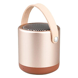 Yonis Enceinte Bluetooth PortableAvec Micro Son Puissant & Basses Robustes Enceinte Bluetooth Portable Gold Son Puissant et Basses Robustes Idéal pour Voyage Or YONIS