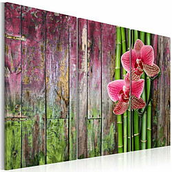 Paris Prix Tableau Imprimé Fleur & Bambou 80 x 120 cm 