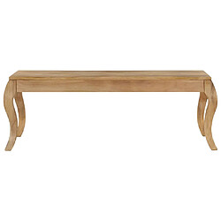 vidaXL Table basse 110x60x40 cm Bois de manguier massif