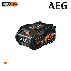 Batterie AEG 18V Lithium-ion 6,0Ah HD - L1860R HD