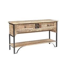 BOIS & CHIFFONS Console 2 tiroirs | Manguier Pondicherry 