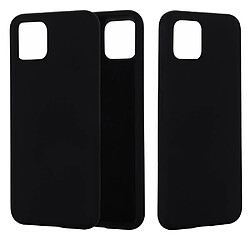 Coque en silicone liquide souple noir pour votre Google Pixel 4 