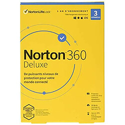 Norton 360 Deluxe - 3 appareils - 1 an 