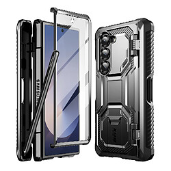 I-Blason Coque Carbone pour Samsung Z Fold 6 Protection Intégrale Antichoc Noir 