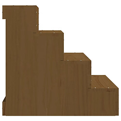 Acheter vidaXL Escalier animaux de compagnie Marron miel 40x49x47 cm Bois pin