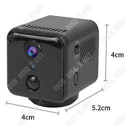 Tech Discount TD® Caméra de surveillance domestique wifi 2 millions de pixels haute définition caméra de vision nocturne infrarouge grand angle