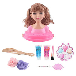 Mode Cheveux Styling Poupées Tête Play Set Enfants Childs Jouet Beauté Fille Cadeau D