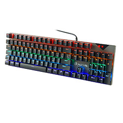 Avis NGS GKX-500: CLAVIER GAMING MECANIQUE AVEC LED, PROGRAMMABLE, METAL, TOUCHES ANTIGHOST. FLAIRE. PLUG & PLAY. PS4 / PS5/ XBOX One/ XBOX X/S. DISPOSITION: ESPAGNOL - QWERTY