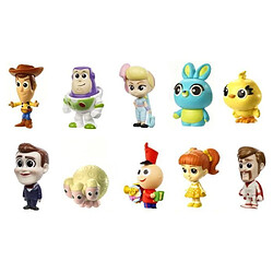 Mattel Toy Story 4-Pack de 10 figurines TOY STORY 4 - Pack 10 Mini-Figurines 3,8cm a collectionner - version française