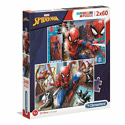 Ludendo 2 puzzles 60 pièces Supercolor Spider-Man