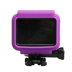 Avis Wewoo Coque Violet pour GoPro HERO5 Bordure Silicone Cadre de montage Boîtier Housse de protection de