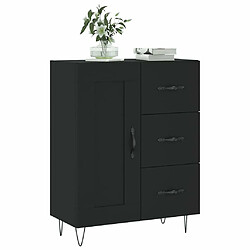 Avis Maison Chic Buffet,Meuble de Rangement,commode pour salon,Cuisine noir 69,5x34x90 cm bois d'ingénierie -MN54321