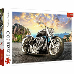 Trefl- Schwarzes Motorrad 500 Teile, Premium Quality, für Erwachsene und Kinder AB 10 Jahren Puzzle, 37384, Multicolore 