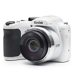 KODAK Pixpro AZ252 - Appareil Photo Bridge Numérique 16 Mpixels, Zoom optique 25X, Video HD 720p, Grand angle 24 mm, Stabilisateur optique de l'image, Ecran LCD 3 - Blanc