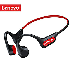 Lenovo X3 Pro Casque Bluetooth de sport à conduction osseuse Bluetooth 5.3 Microphone intégré Batterie Li-ion 135mAh IP56 Life Waterproof Noir 