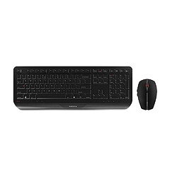 CHERRY Desktop GENTIX [EU/US] WL black US-Englisch mit EURO Symbol keyboard