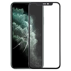 Wewoo Écran avant lentille en verre + adhésif optiquement transparent OCA pour iPhone 11 Pro Max noir