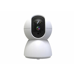 Riff RF-0306 Caméra de sécurité intérieure Smart Home 2,4 GHz Wi-Fi 4MP avec suivi automatique Blanc