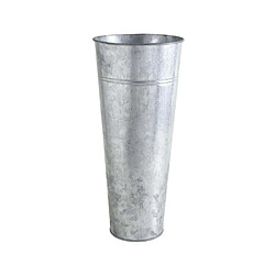 Aubry Gaspard Vase de jardin en zinc lourd 50 cm. Vase de jardin en zinc lourd 50 cm