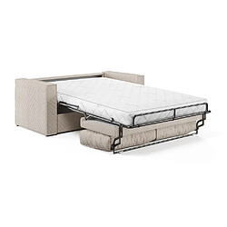 Avis Inside 75 Canapé convertible EXPRESS IBIZA 160*197 cm matelas 16 cm velours côtelé perle sommier LATTES