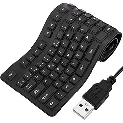 Bematik Flexible Keyboard 109 USB touches noires