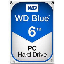 Western Digital WD BLUE 6 To - 3.5'' SATA III 6 Go/s - Cache 64 Mo - Bleu