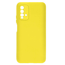 Avizar Coque Xiaomi Redmi 9T Silicone Semi-rigide Finition Soft Touch Fine jaune