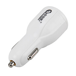 Avis Wewoo DC 12-24V chargeur rapide 3.0 blanc de voiture avec 3.1A Chargeurs USB double